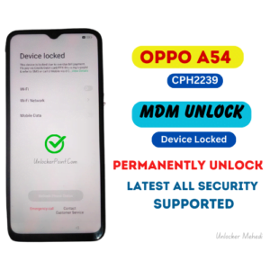Oppo A54 Cph2239 Mdm Unlock