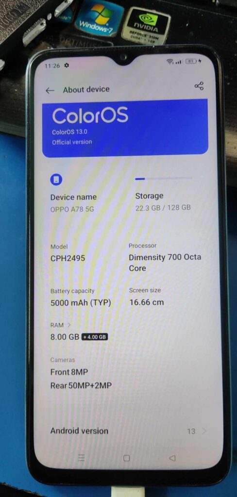 Oppo A78 5G Download Not Completed Error